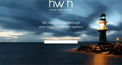 Desktop Screenshot of hwh.eu