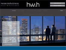 Tablet Screenshot of hwh.eu